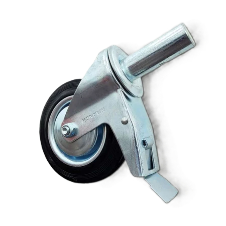 Roda Scaffolding Karet 8 Inch + Rem Heavyduty