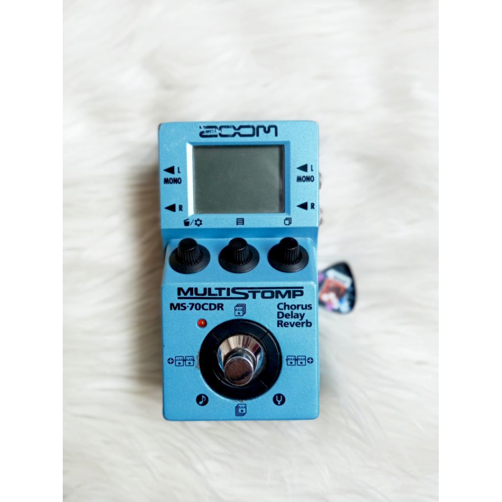 Zoom MS70CDR Multistomp Modulasi Delay Reverb Pedal Efek gitar bass