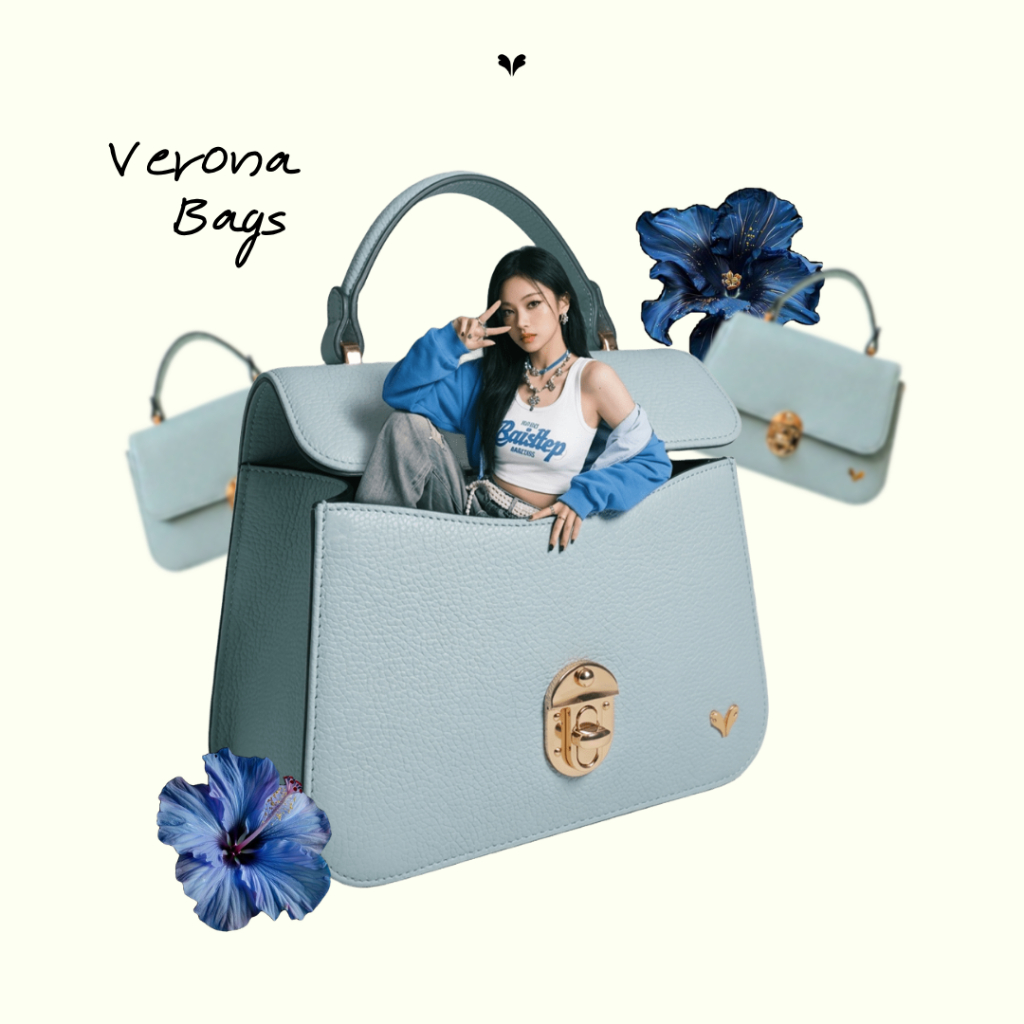 Alivelovearts Verona -  Ada Tali panjang - Tas Wanita Lucu - Tas Wanita Multifungsi Hand Bag Shoulde