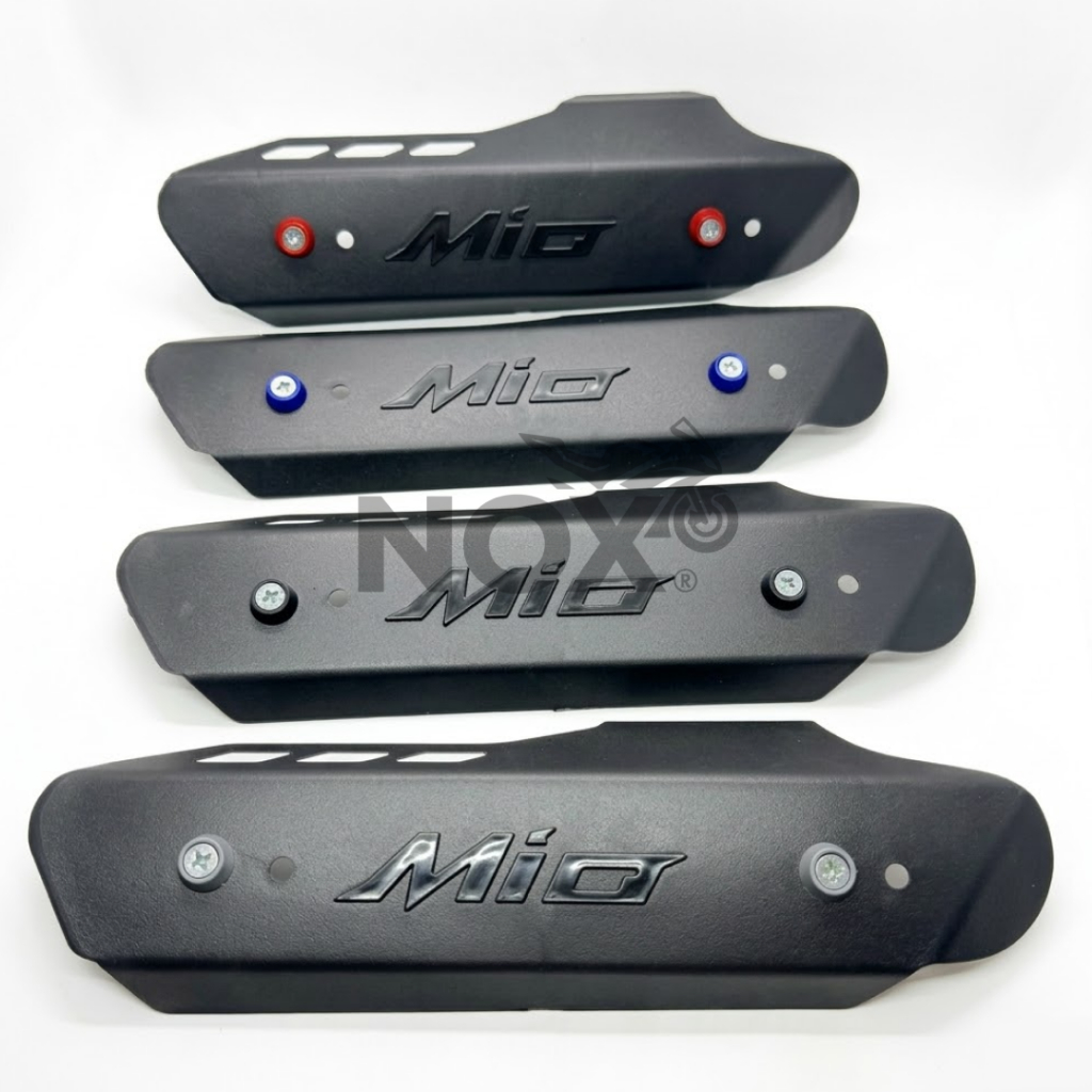 COD Tameng Knalpot Logo Mio Universal + Baut Cover Tutup Knalpot Mio Sporty M3 Smile Soul J GT Pelin