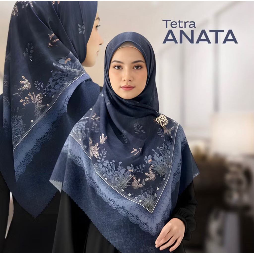 Rabbani - Tetra Anata / Hijab segiempat Jumbo / Rabbani Ori