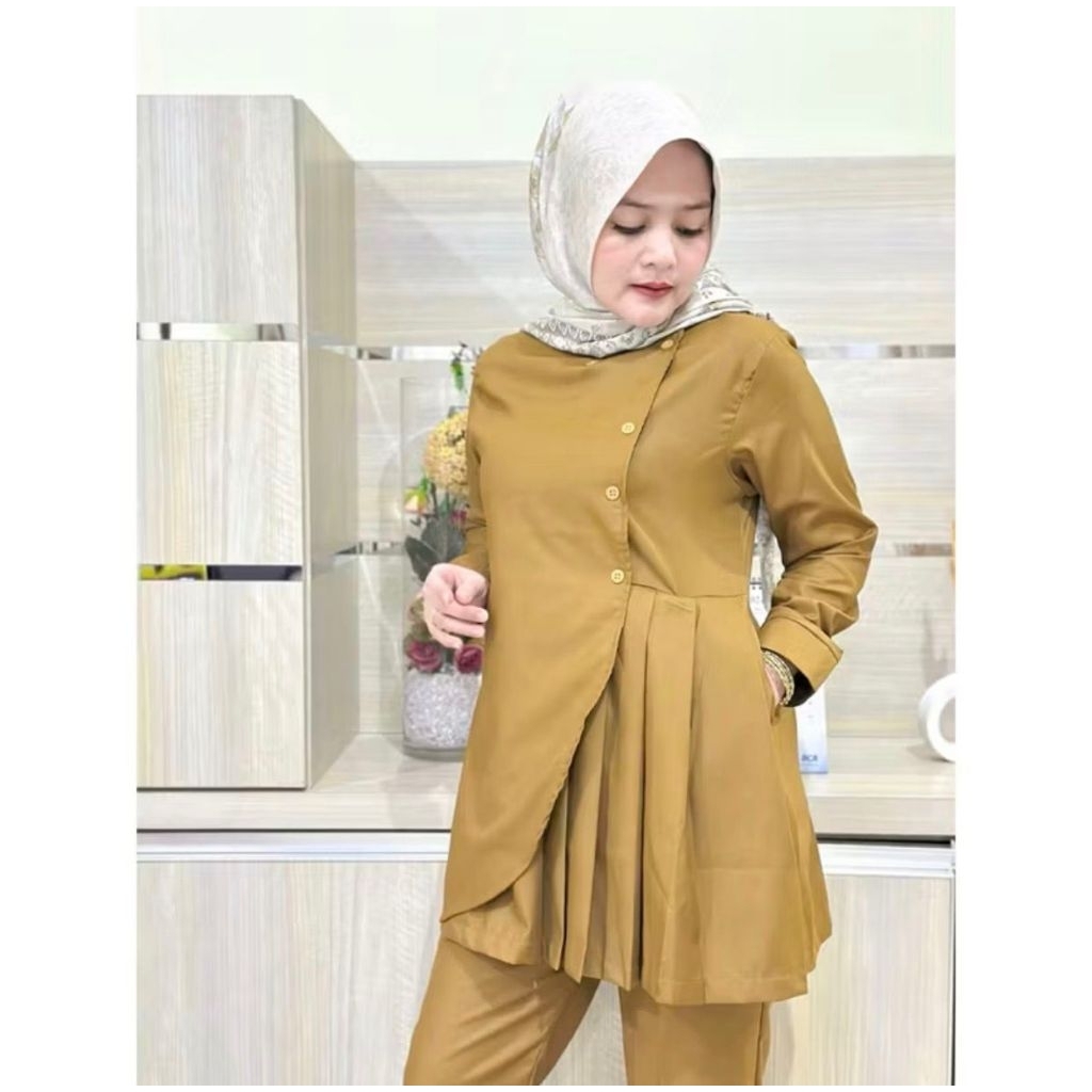 Setelan Celana Pemda ASN Baju Dinas Kerja Pemda ASN Model Stelan Celana Bahan Toyobo Original