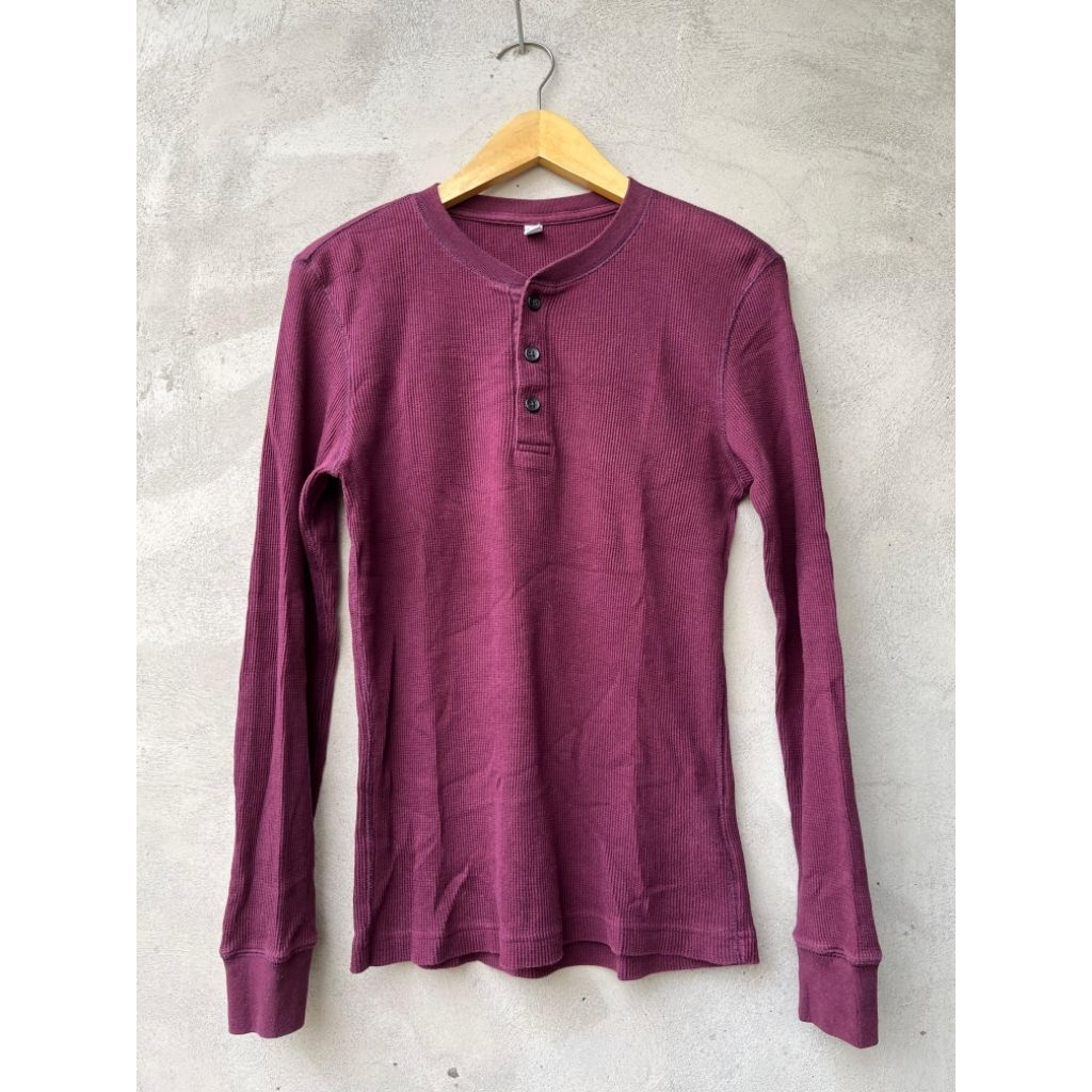 Uniqlo Henley shirt long Sleeve S