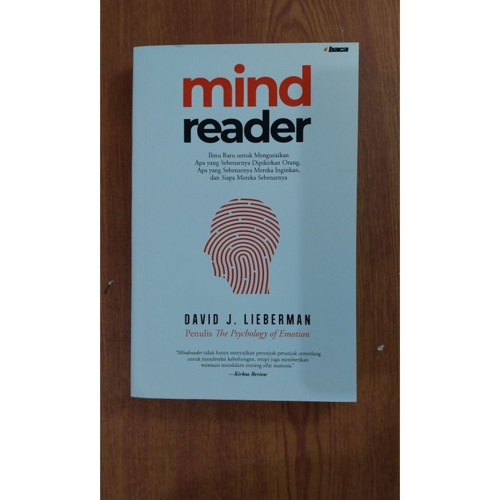 Mindreader - David J. Lieberman [preloved]