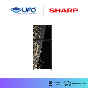 Lemari es Sharp SJ-195MDSY 1 Pintu 172 Liter Motif Bunga