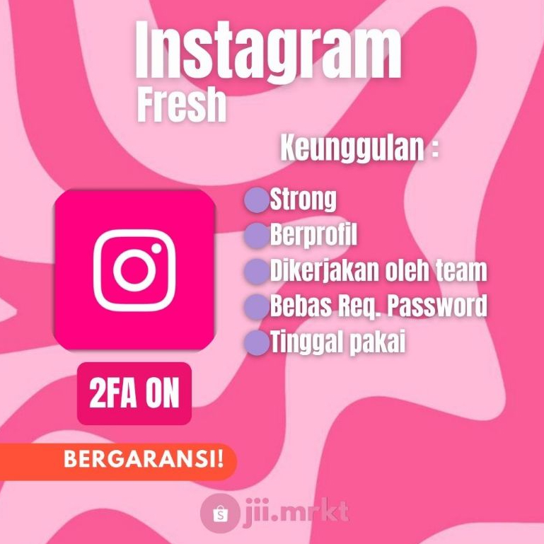 AKUN INST4GR4M FRESH BERGARANSI DAN SIAP PAKAI - 2FA ON