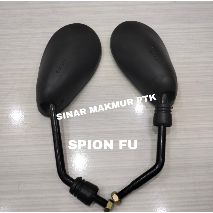 Spion Suzuki Standar Hitam Spion Universal Suzuki Satria Fu, Smash, Nex, Skywave Dll