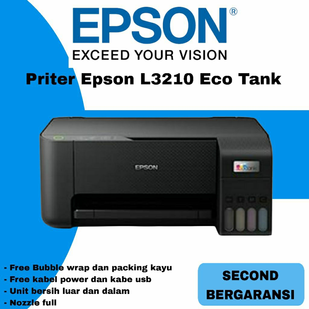 PRINTER EPSON L3210 SCAN COPY ECOTANK SECOND