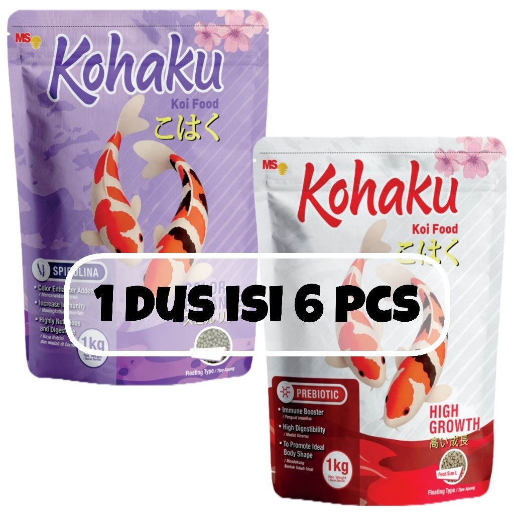 1 DUS / KOHAKU pakan koi