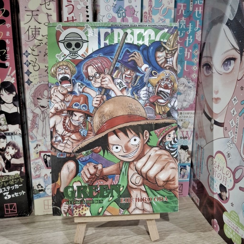[SEGEL] KOMIK ONE PIECE GREEN SECRET PIECES - ELEX