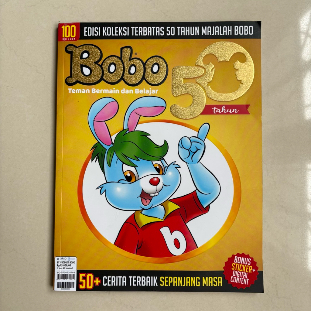 Majalah Bobo Edisi 50 Tahun Koleksi Terbatas