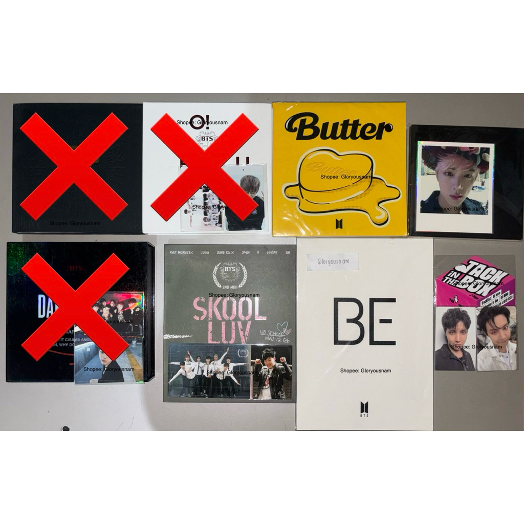 [READY STOCK] Album BTS Unsealed Fullset (2Skool4School, ORUL82, Butter, WINGS, DANGER, SKUL LUV AFF