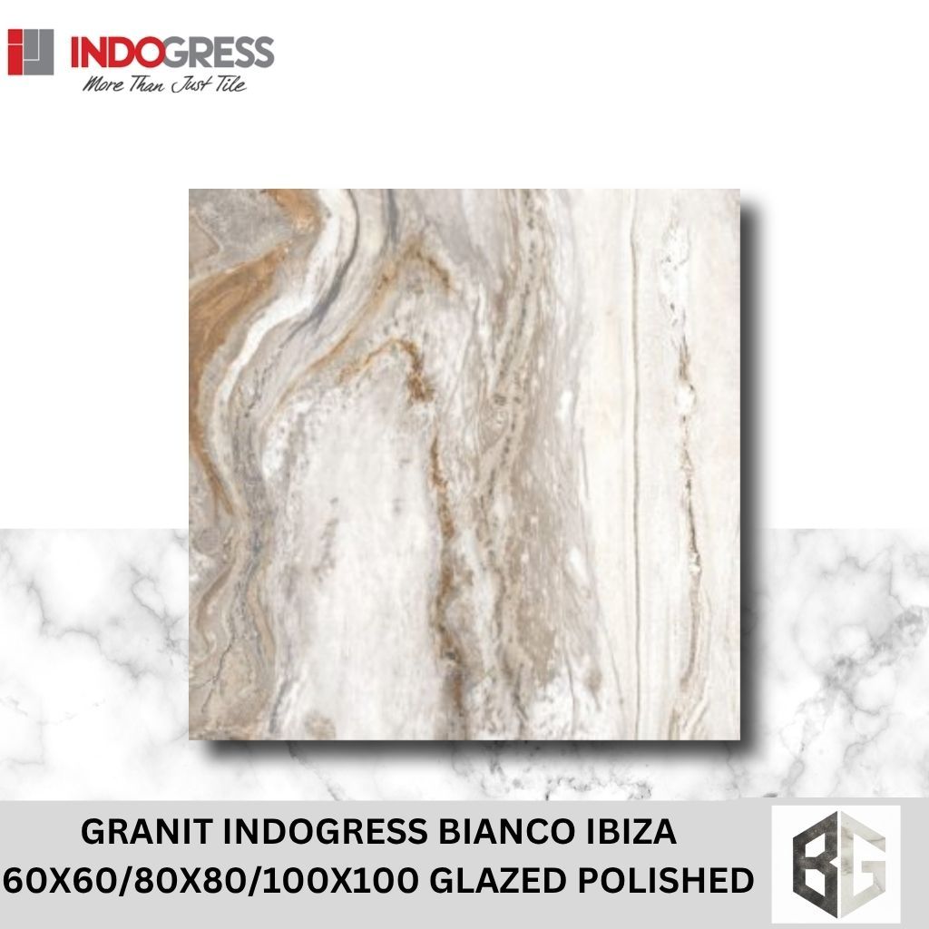 GRANIT INDOGRESS Bianco Ibiza 60x60 / 80x80 / 100x100 Glazed Polished