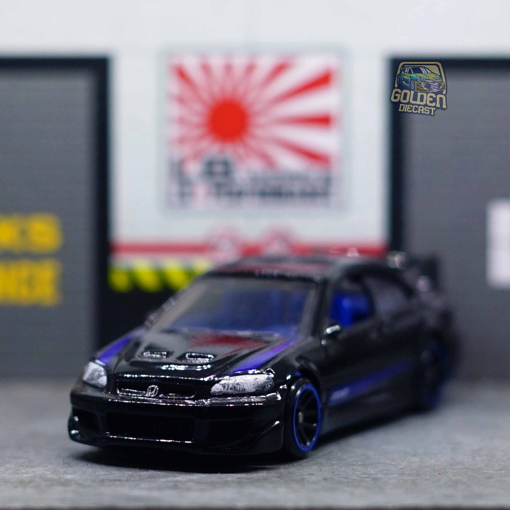 HOT WHEELS HONDA CIVIC SI BLACK - LOOSE (GOOD CONDITION)