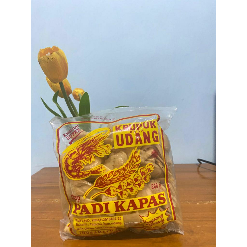 Kerupuk udang padi kapas