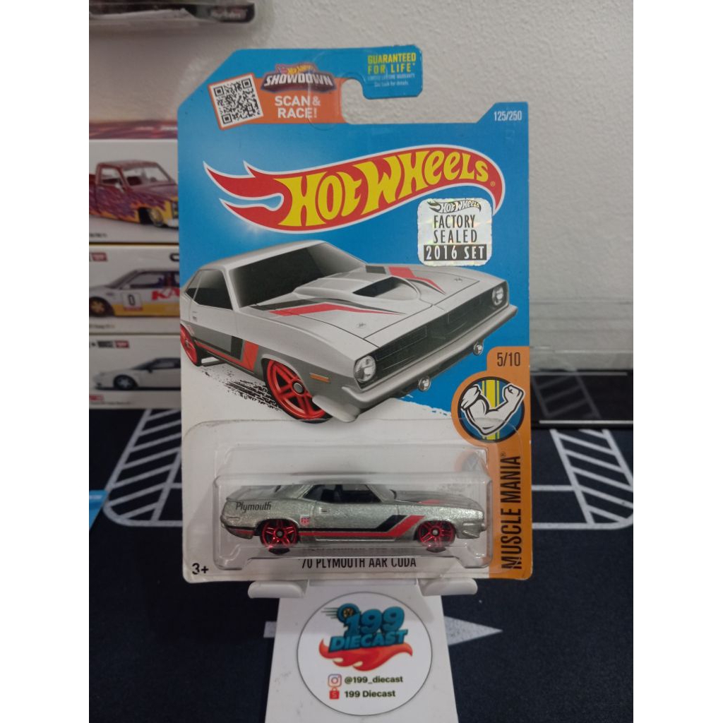 Hot Wheels Plymouth Aar Cuda Factory Sealed 2016