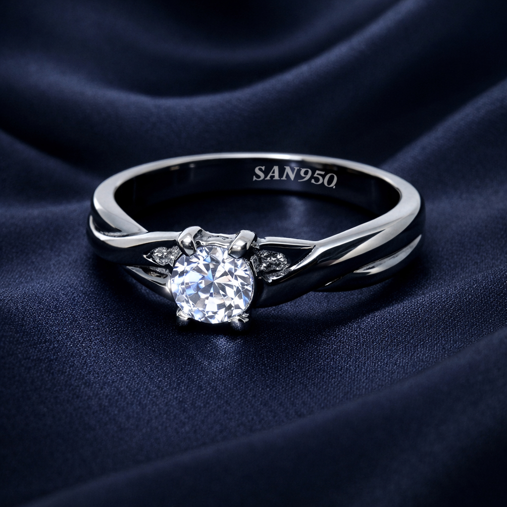 Cincin Wanita Perak Black Series H18 - Ring Nikah Tunangan | Custom Handmade All Size Free Ukir Nama