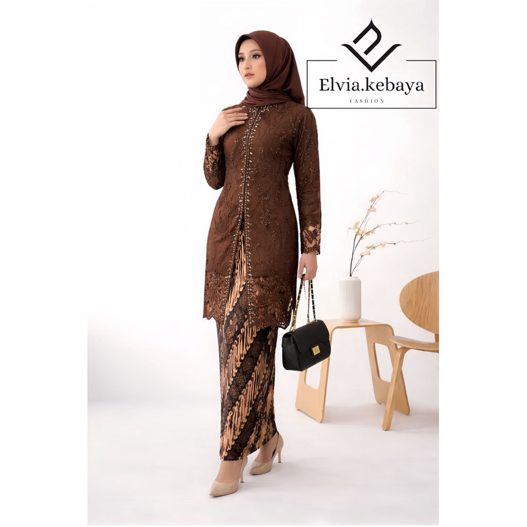 kebaya tunik Sanghai Tile premium//kebaya tunik tile premium //kebaya tunik busui frendly