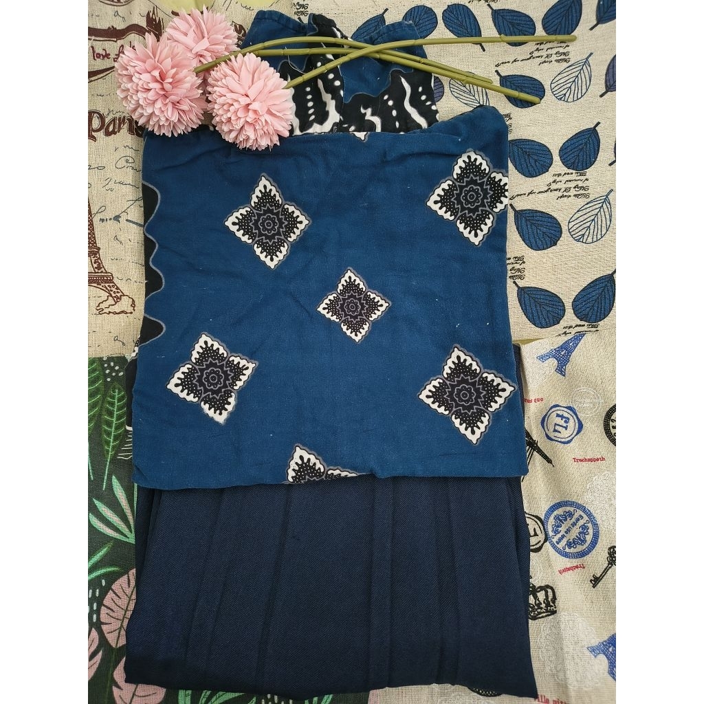 PRELOVED ONE SET BATIK TUNIK + ROK