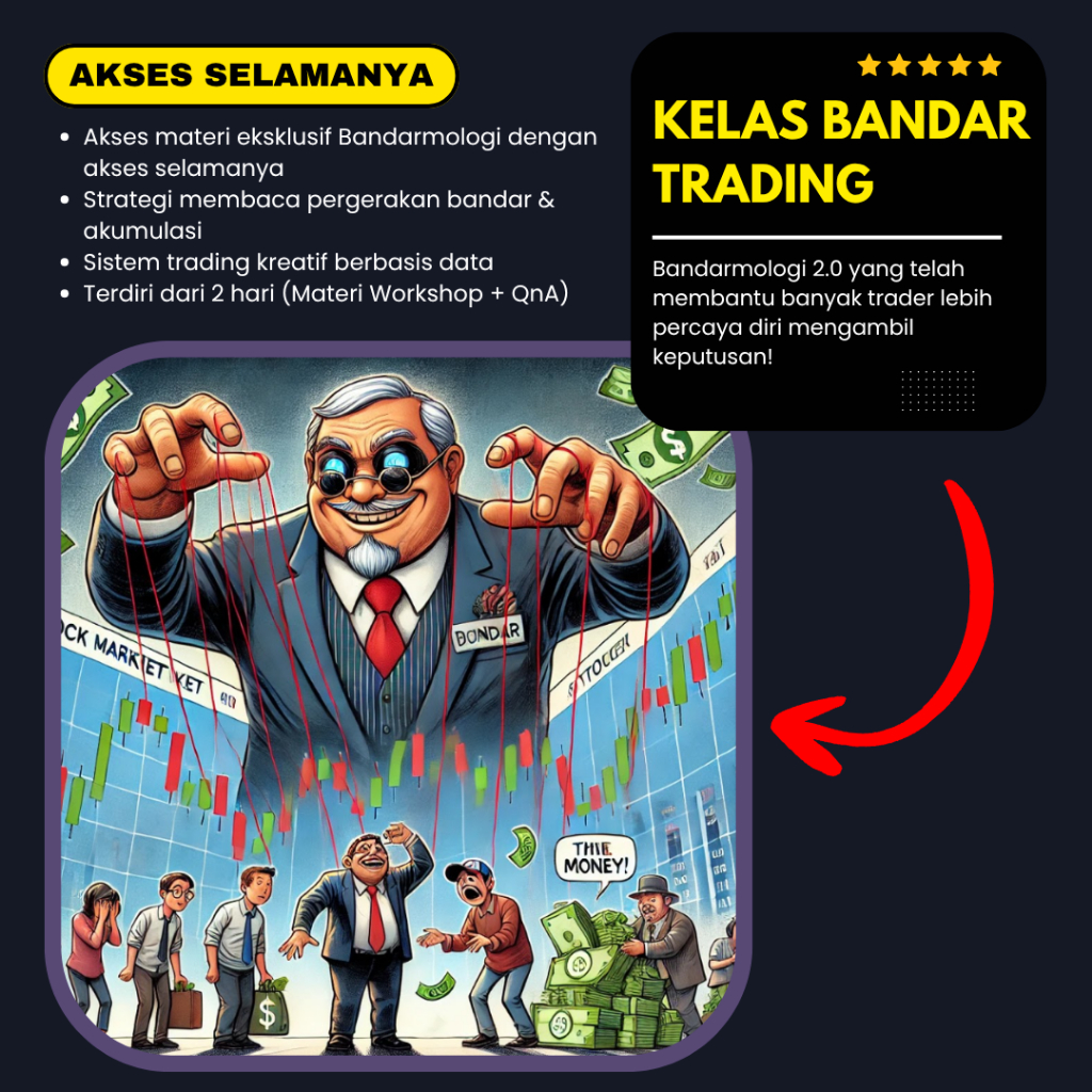 Kelas Bandar Trading Bandar Saham Trading mologi, Strategi Trading Berbasis Data, Workshop 2 Hari