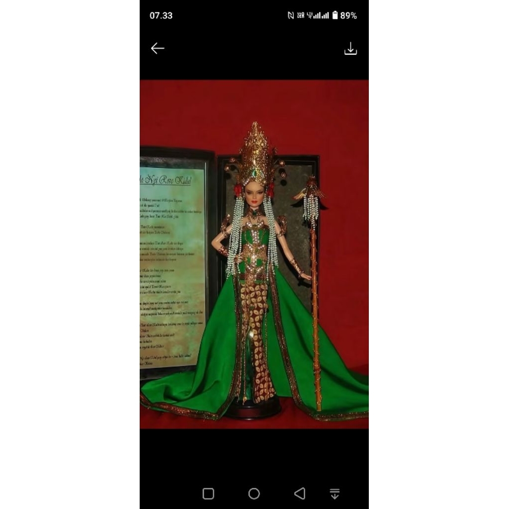 PO baju boneka barbie Nyi roro kidul