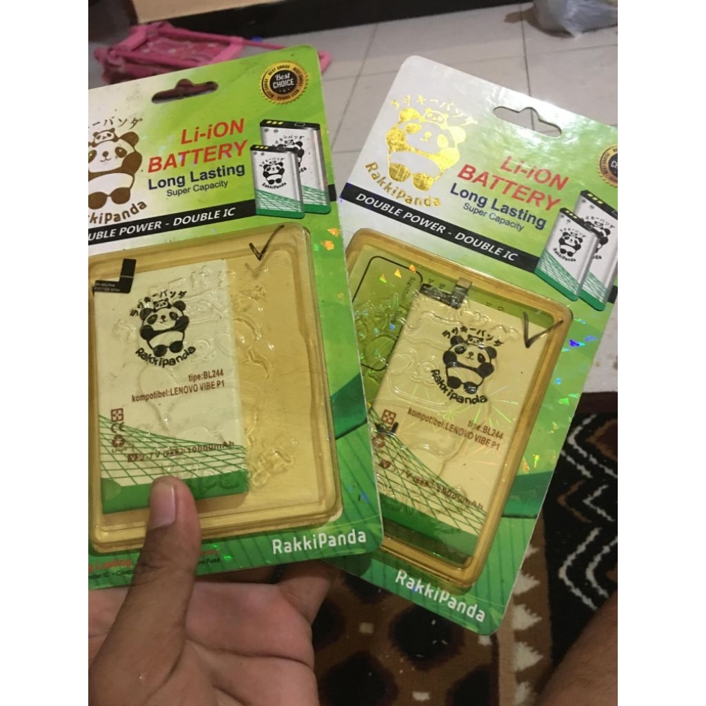 BATERAI LENOVO vibe P1 TURBO P1A42  BL244 P1 BL-244 Batre C58 C72 P1C58 Doubel Power rakkipanda ic