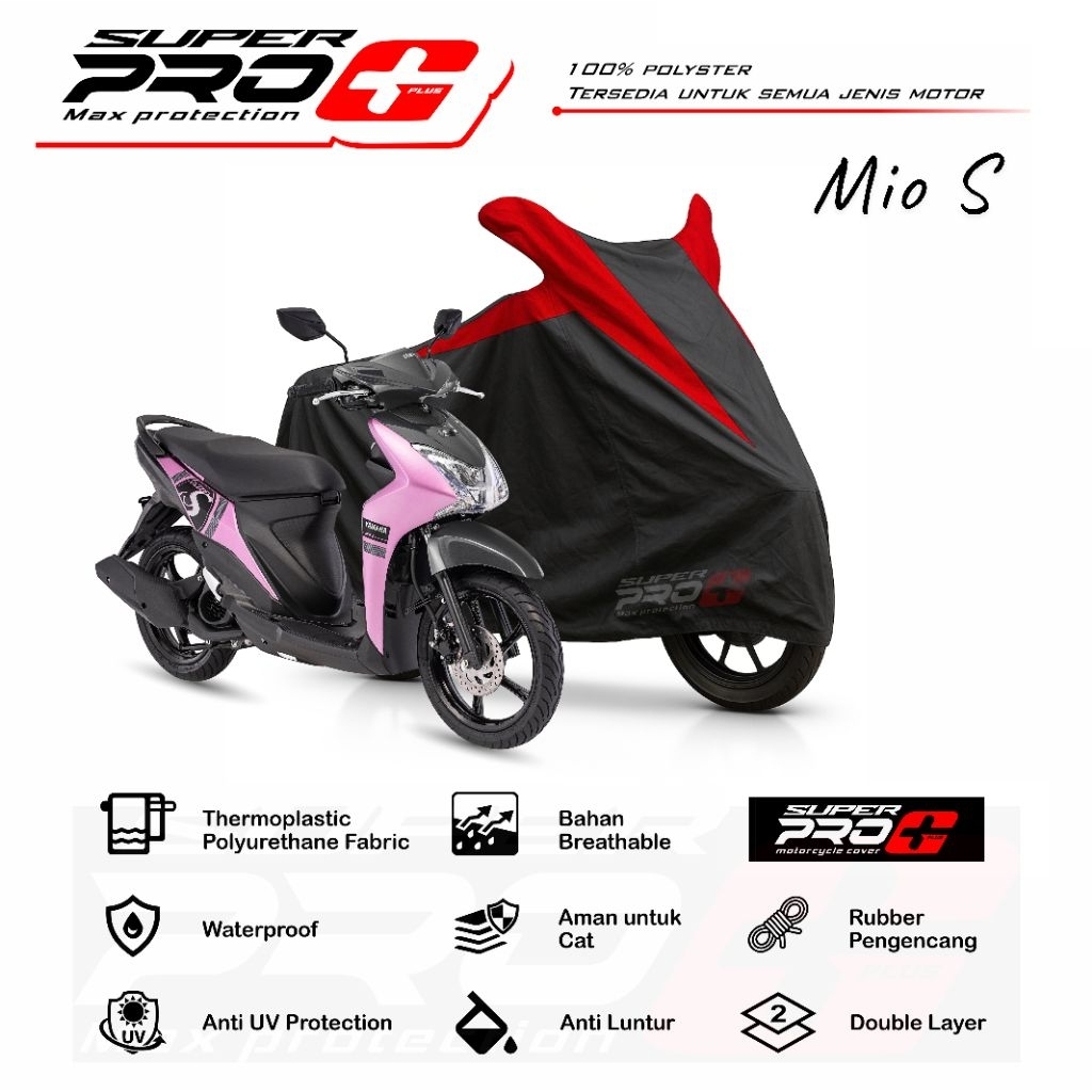 Sarung pelindung motor yamaha mio S Cover selimut motor MIO S