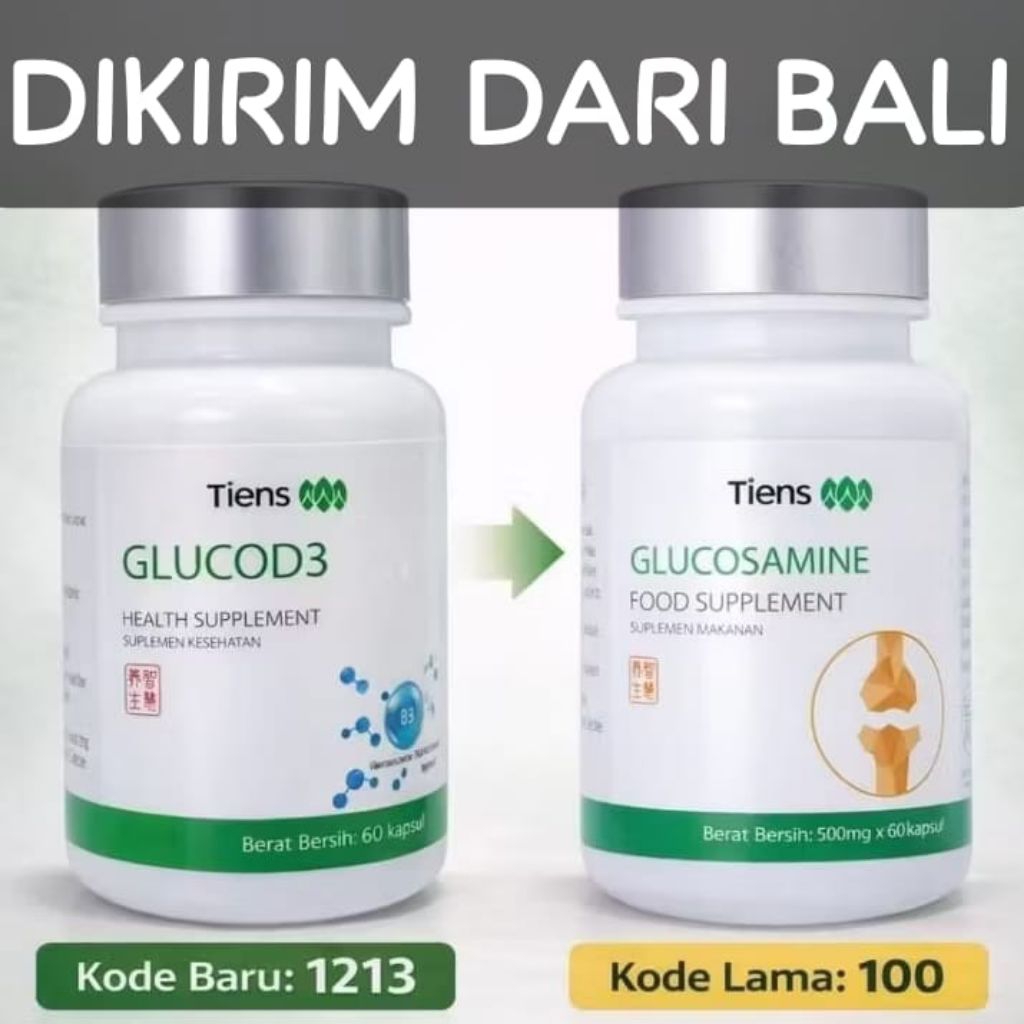 GlucoD3 Glucosamine Tiens | Tianshi Glucosamine dikirim dari Tiens Denpasar Badung Bali