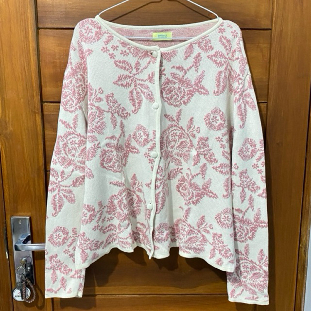 AURELIE FLORAL CARDIGAN BWBYAZ
