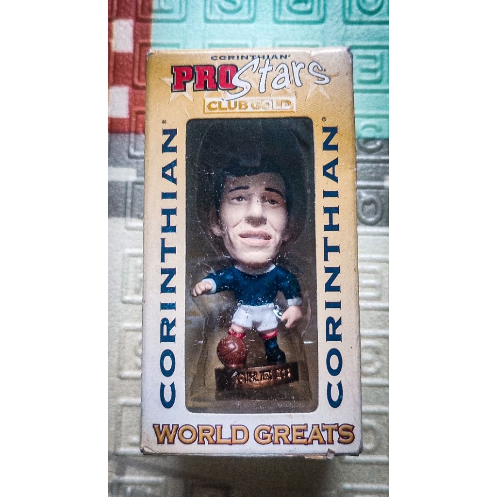 RARE CORINTHIAN PROSTARS CLUB GOLD WORLD GREAT JOHN GREIG (SCOTLAND HOME, CGI68}