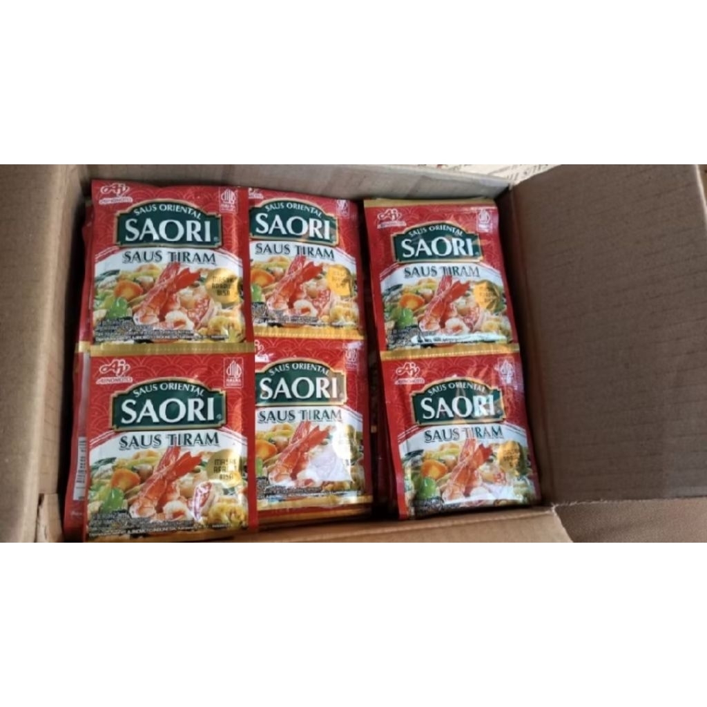 Saori Saus Tiram 1 Dus isi 12 Renceng x 10pc (120pc)