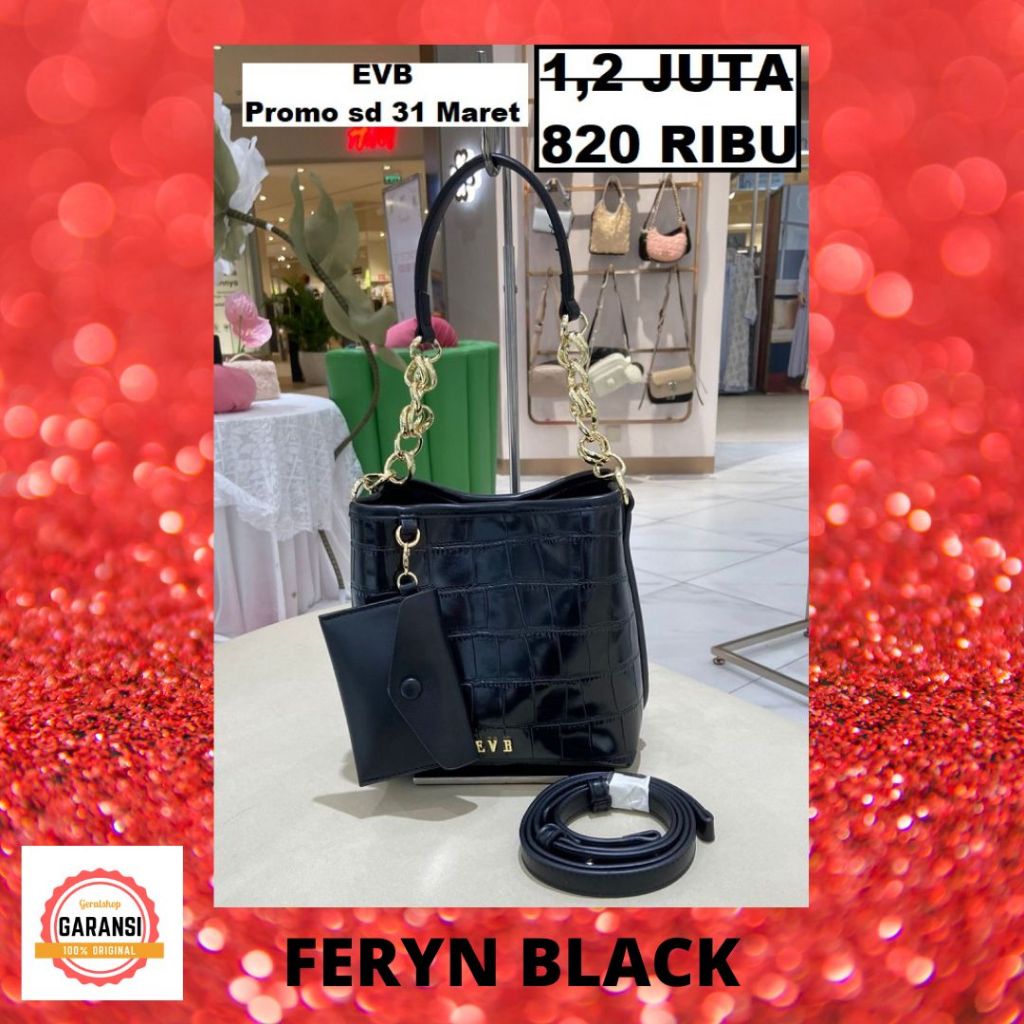 Tas wanita EVB RYU satchel bag 100% original
