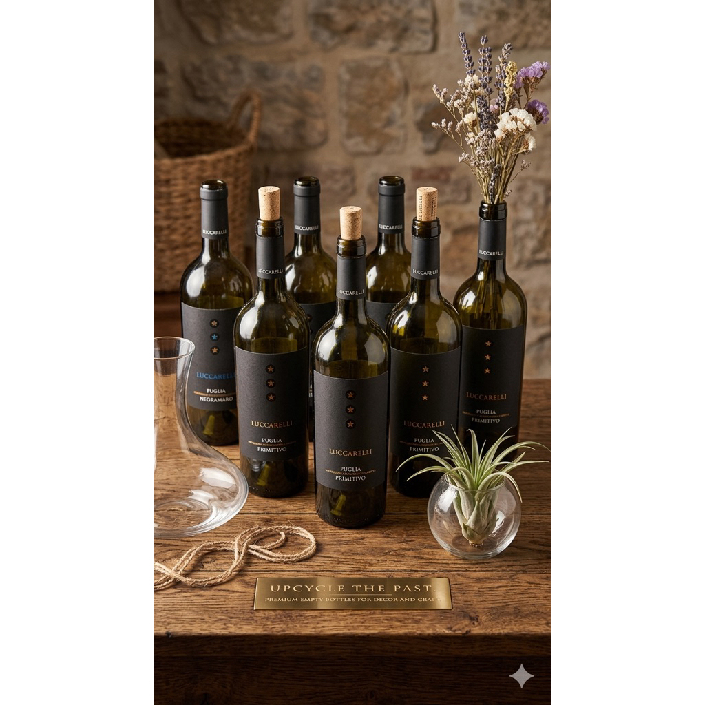 botol wine kosong luccarelli