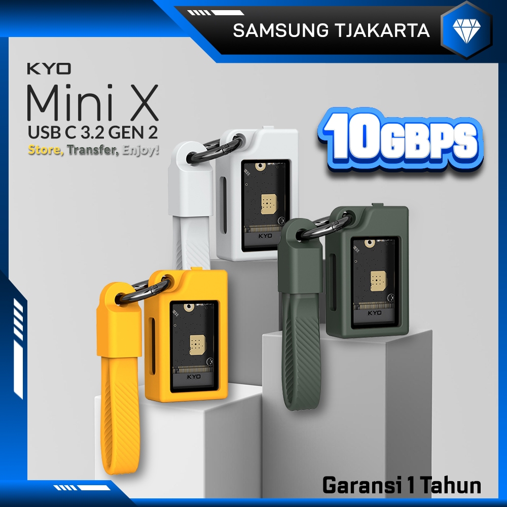 Enclosure KYO Mini X M.2 NVMe 2230 10Gbps With Active Cooling Fan for iPhone Laptop PS5 Camera ROG A