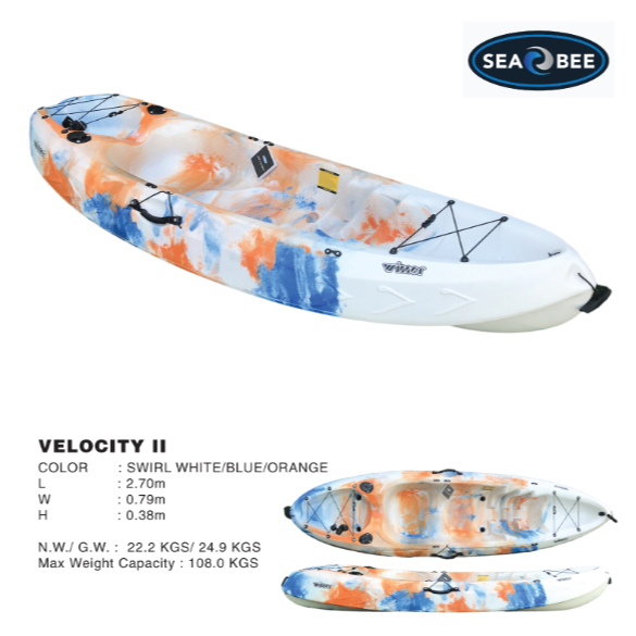 Wahana air perahu kayak kano velocity 2 Seabee
