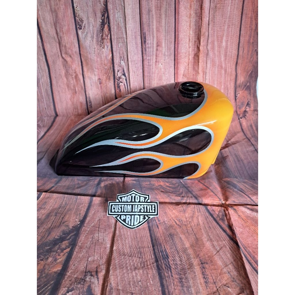 Tangki Sporter polos harley bobber Copper