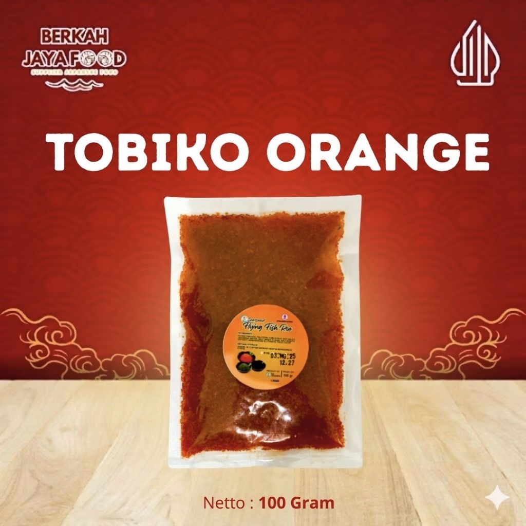 Tobiko Orange Flying Fish Roe | 100 gram