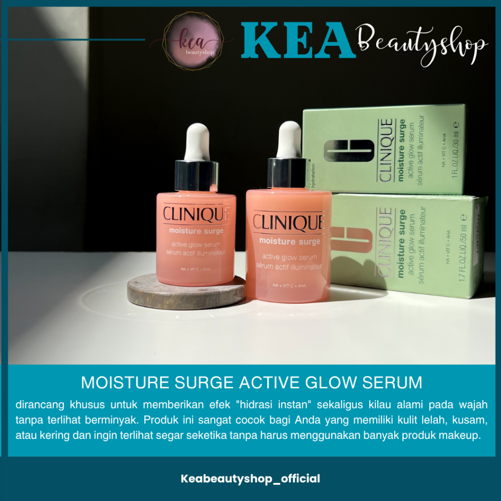 CLINIQUE MOISTURE SURGE ACTIVE GLOW SERUM