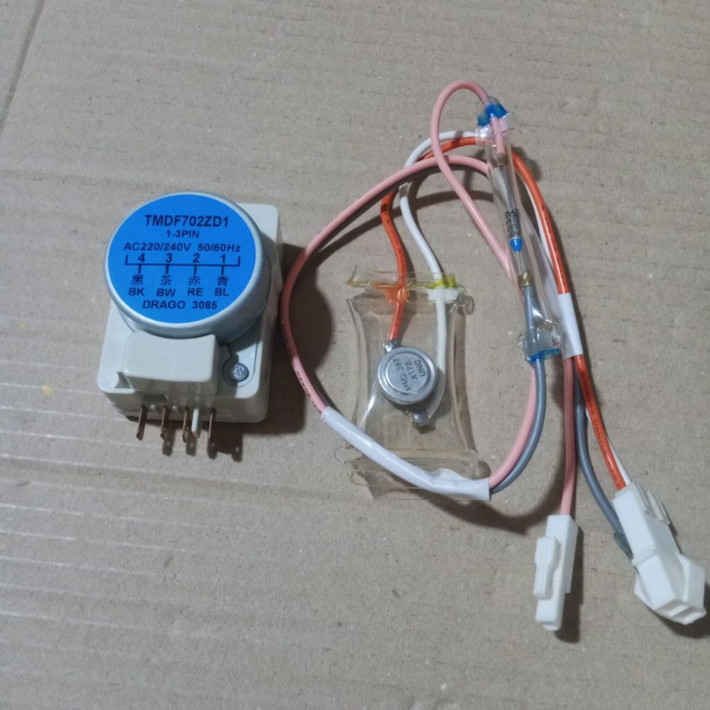 timer fuse defrost kulkas thosiba 2 pintu 1 set