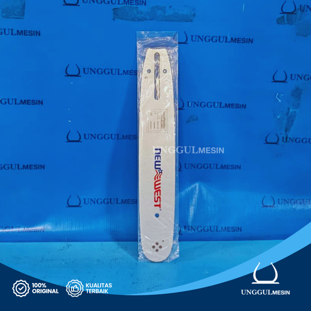 Bar NEW WEST 12 Inch 12" Laser untuk Chainsaw 257 untuk Senso Rantai 90PX 22.5T