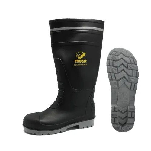 Sepatu Boot Cougar Gumboot Black 1912