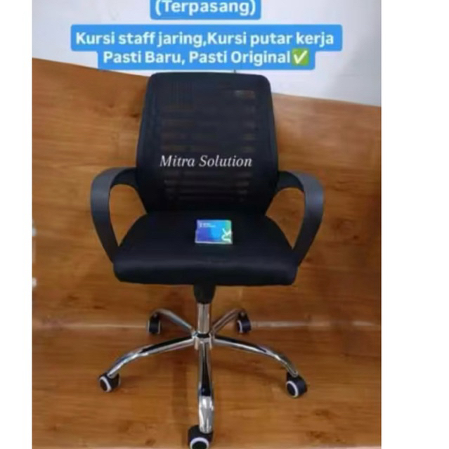 Kursi staff jaring, Kursi putar, kursi kerja, kursi putar staff