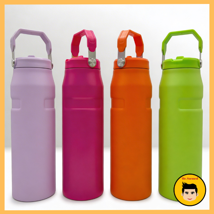 Mizzu Atlas 1000ml Tumbler Stainless Botol Minum Custom Cetak Nama Logo UV Grafir Sablon Food Grade