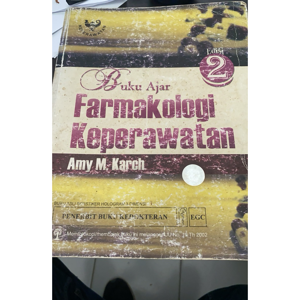 buku ajar farmakologi keperawatan