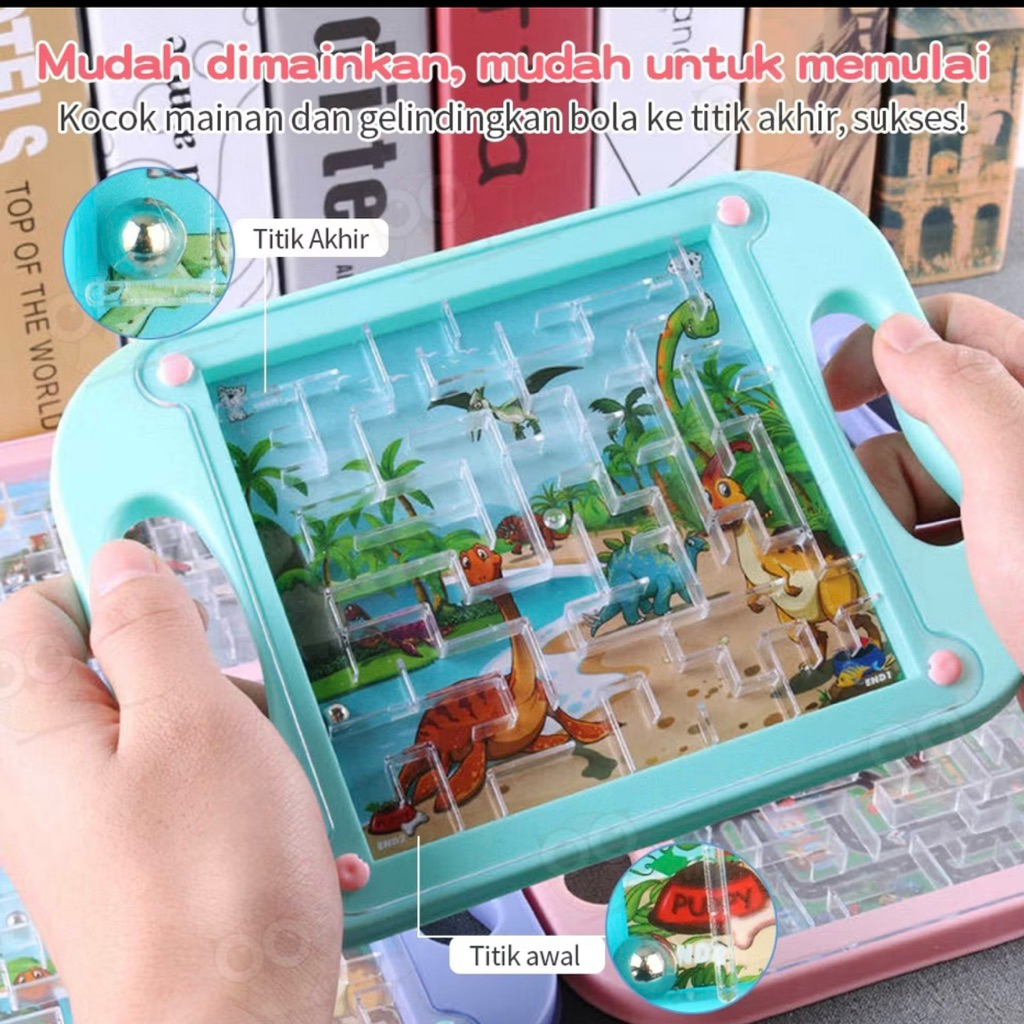 mainan game labirin jadul