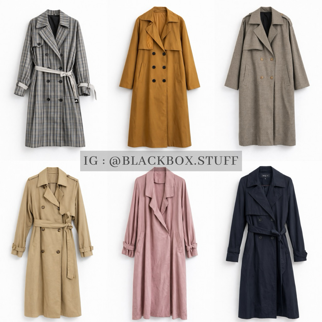 TERBARU TRENCH COAT WANITA PREMIUM