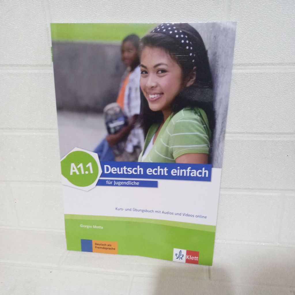 buku belajar bahasa jerman deutsch echt einfach A1.1 full colour