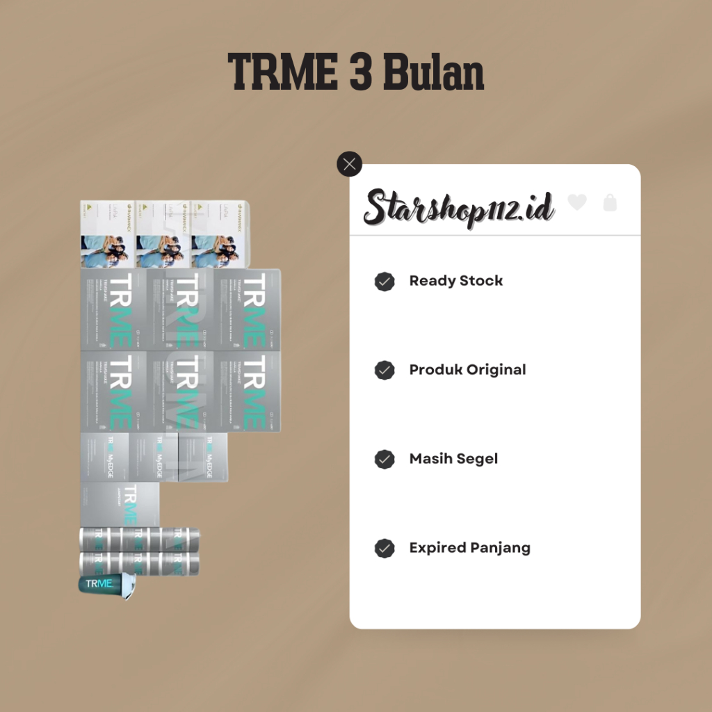 Program Turun Berat Badan TR90 TR ME 3 Bulan Full Set Edisi 2026 Mocha Cokelat Vanila