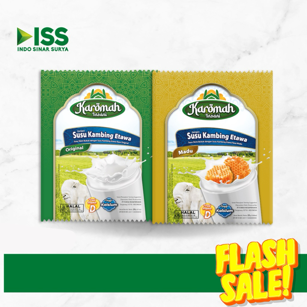 SUSU KAMBING ETAWA KAROMAH RASA MADU/KURMA/ORI