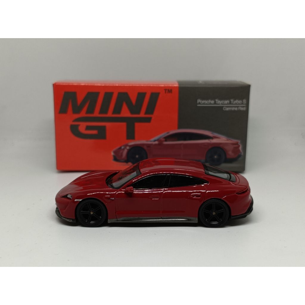 Mini GT MiniGT Porsche Taycan Turbo S Carmine Red